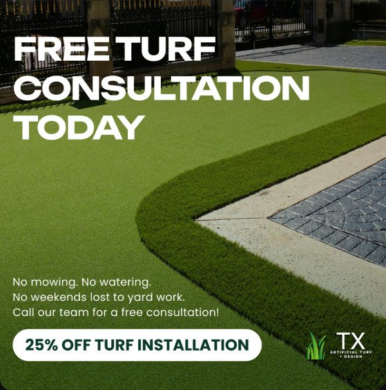 TX Artificial Turf social ad creative