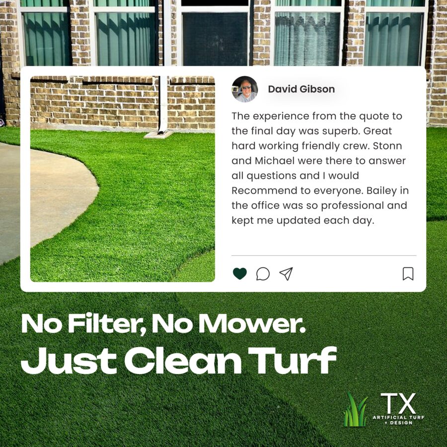 No Filter, No Mower. Just Clean Turf